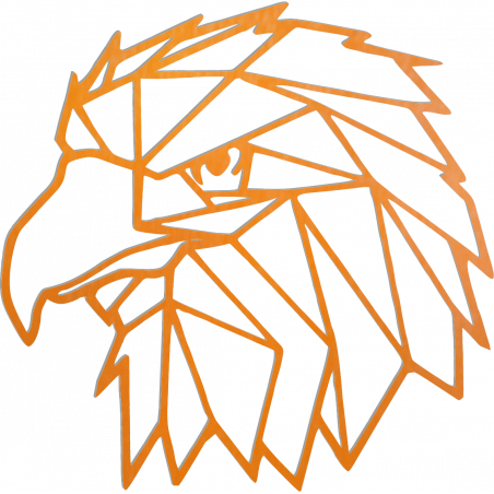 STYLESA Faragott falfestmény geometrikus formákból, sas mintával PR0234 fekete STYLESA Faragott falfestmény geometrikus formákból, sas mintával PR0234 fekete