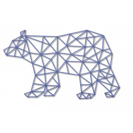 SENTOP Faragott kép a medve falán fekete