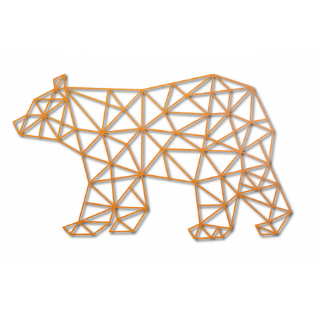 SENTOP Faragott kép a medve falán fekete