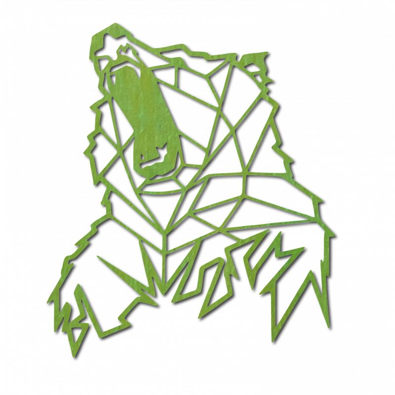 STYLESA Faragott kép a falon fa hordozza PR0243 barna