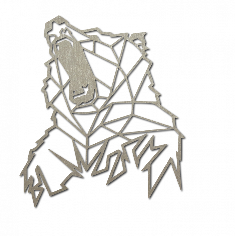 STYLESA Faragott kép a falon fa hordozza PR0243 barna