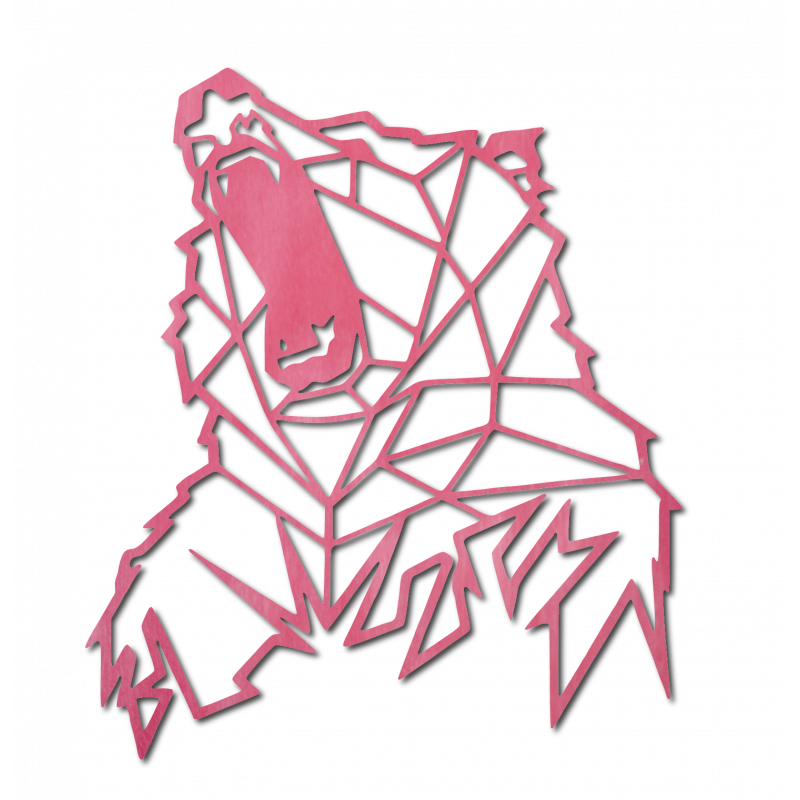 STYLESA Faragott kép a falon fa hordozza PR0243 barna