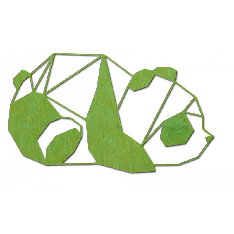 SENTOP Faragott falfestmény medve PR0242 fekete