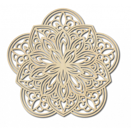 fából készült kép a falon