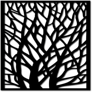 Faragott fából készült fal kép a rétegelt lemezből BELOON 2