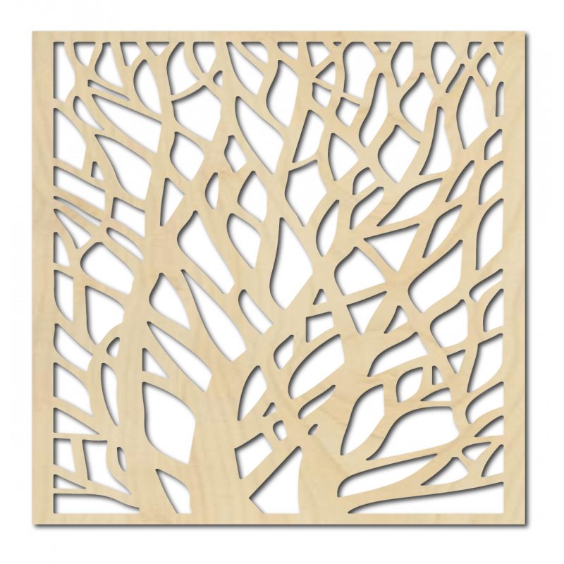 Faragott fából készült fal kép a rétegelt lemezből BELOON