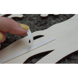 Faragott fából készült falikép rétegelt lemezből LISSER 2