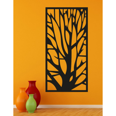 Fából készült rétegelt lemezből faragott falfestés KONKOSM