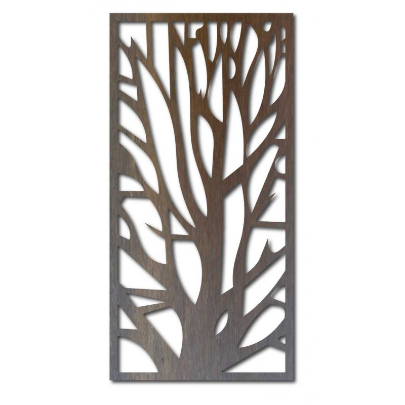 Fából készült rétegelt lemezből faragott falfestés KONKOSM