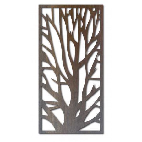 Fából készült rétegelt lemezből faragott falfestés KONKOSM