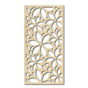 Fából készült rétegelt lemezből faragott falfestés KOSMOS 2