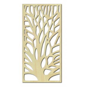 Fali festmény faragott rétegelt lemezből fa GUTE 2