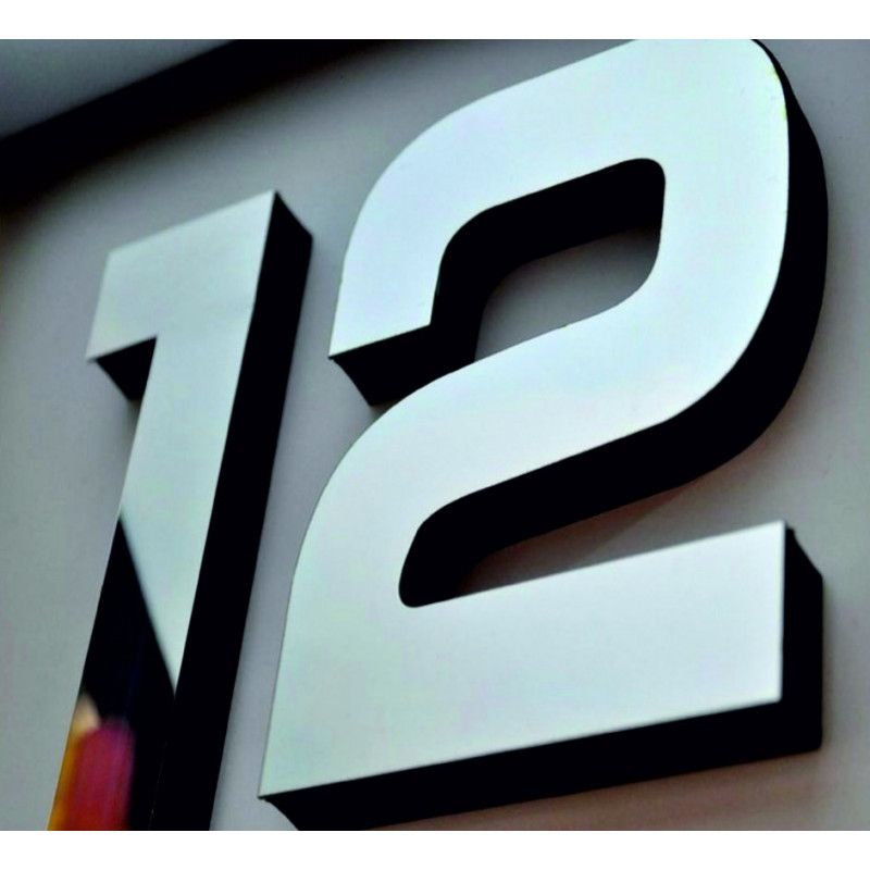 Fali óra Rozsdamentes acél