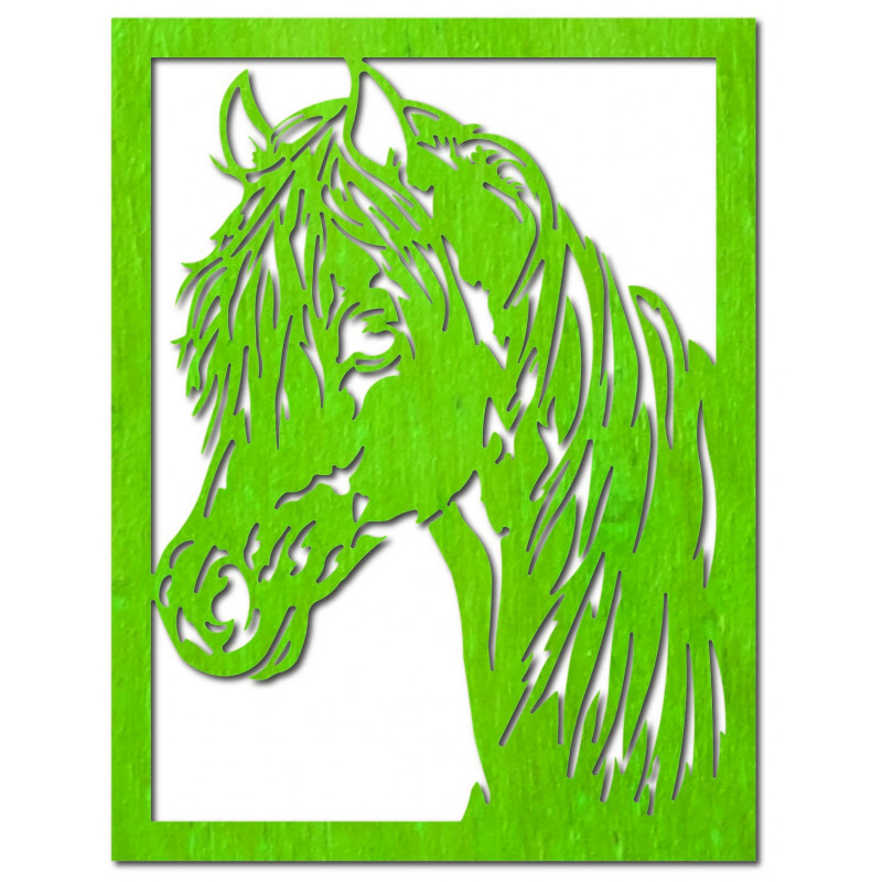 Faragott rétegelt lemezből készült falfestmény,...