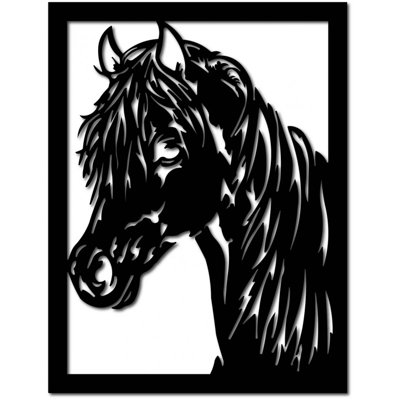 Faragott rétegelt lemezből készült falfestmény,...