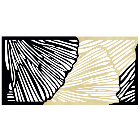 Ízléses 3D falikép rétegelt lemezből Ízléses 3D falikép rétegelt lemezből