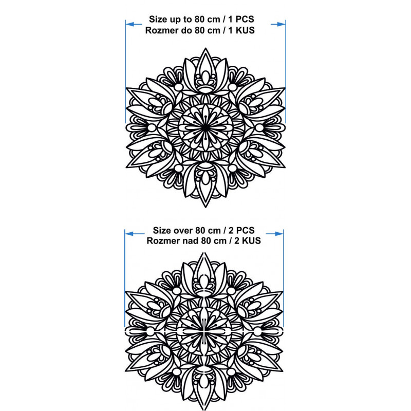 Modern mandala a falon - MONKA
