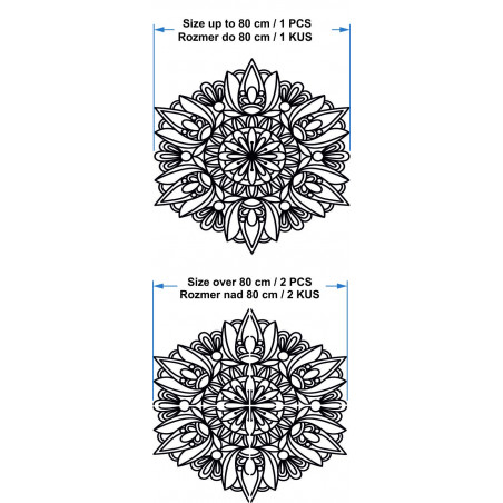 Modern mandala a falon - MONKA