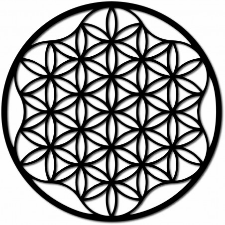 Egy mandala képe rétegelt lemezről 120 cm -ig