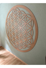 Photo from customer for Fából készült fali mandala Élet virága - PERTON